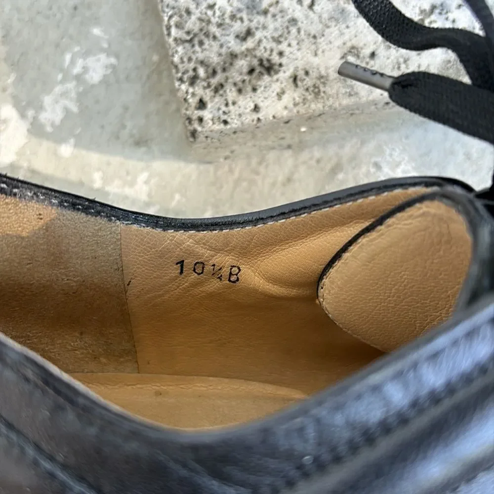 Vintage Chanel lace up sneakers